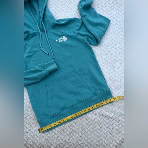 The North Face Adventurous Teal Pullover Hoodie Never Stop Exploring NWOT - Picture 6 of 8